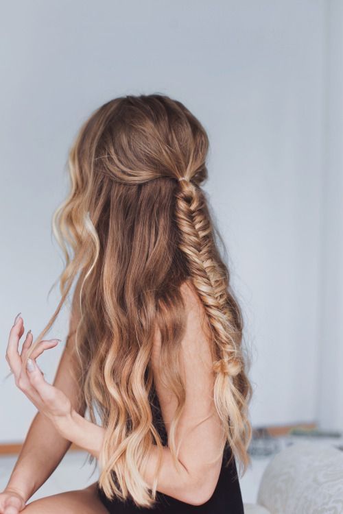 braided long hair