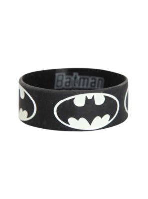 DC Comics Batman Glow-In-The-Dark Rubber Bracelet