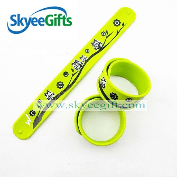 Hot selling promotion silicone slap bracelet for show    #customsiliconewristban...