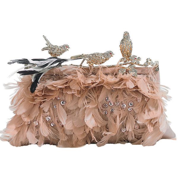 valentino bird clutch ❤ liked on Polyvore featuring bags, handbags, clutches, ...