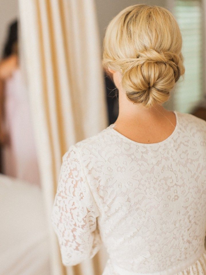 Featured Photographer: Bryan Miller Photography; Wedding hairstyle idea.