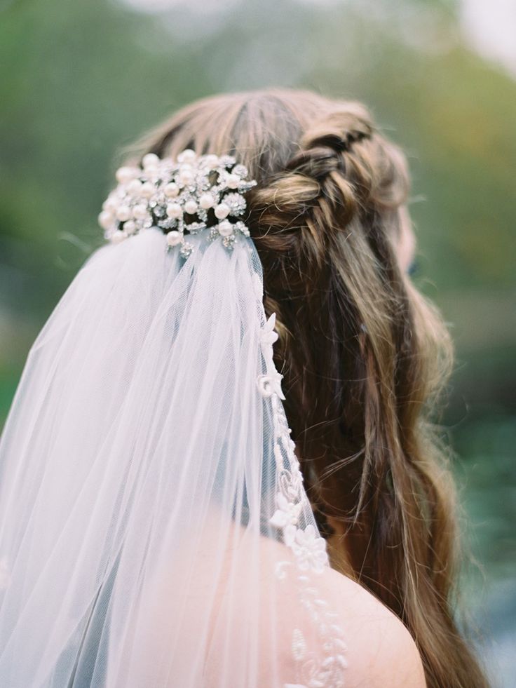 Featured Photographer: Charla Storey Photography; Wedding hairstyle idea.