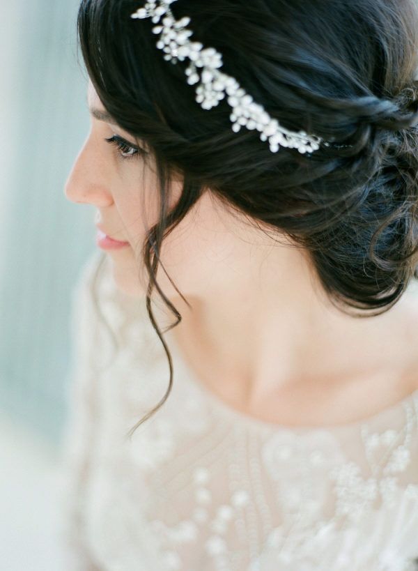 Featured Photographer: Les Anagnou Photographers; Wedding hairstyles ideas.