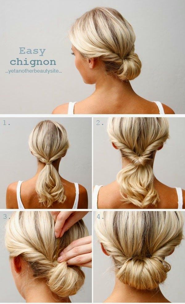 5 Super Easy Updo Hairstyles Tutorials | For More Great Makeup Tips & Advice Vis...
