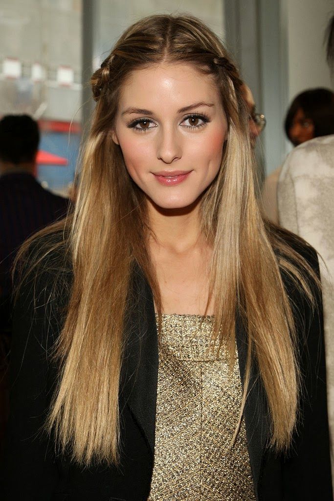 Long straight hair. Olivia Palermo hairstyle inspiration for girls with long hai...