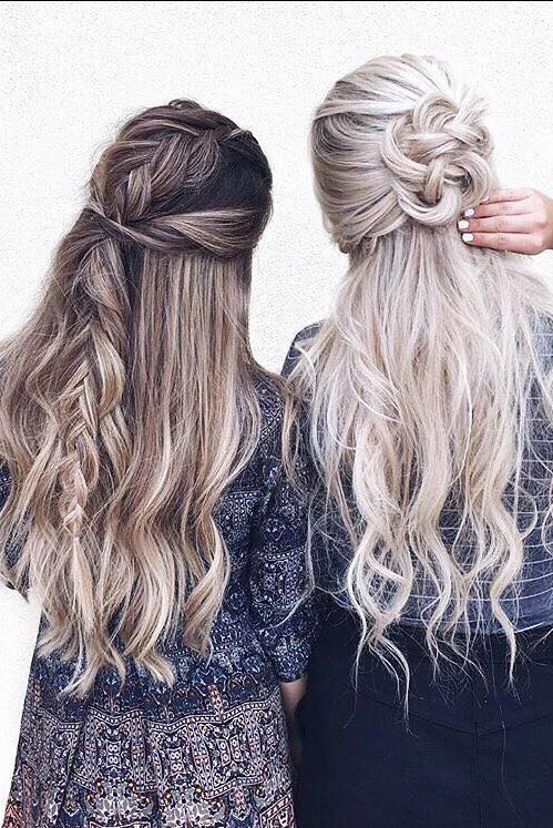 Long waves hairdo. A great look for coachella, boho style to copy now. Long hair...