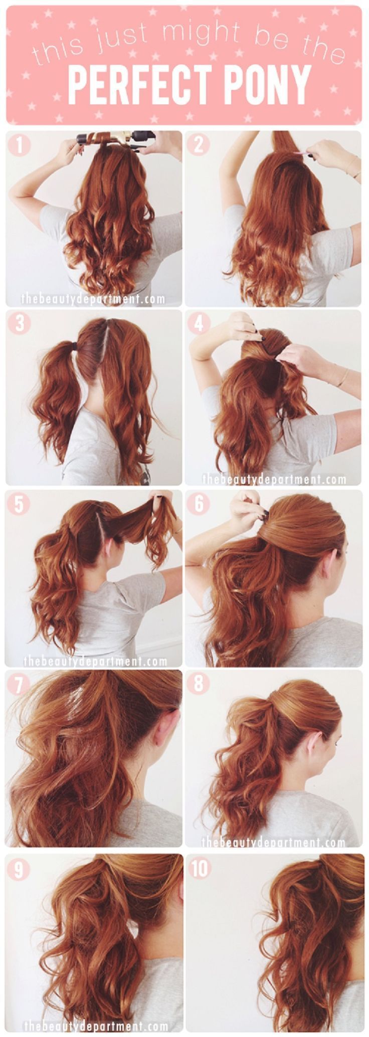 Lucy Hale’s VMA Ponytail Tutorial - 11 Runway-Ready Ponytail Tutorials for Eve...