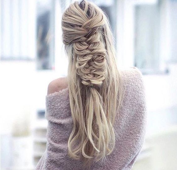 Messy buns have been a trend, now it�s the time for messy braids. It just give...