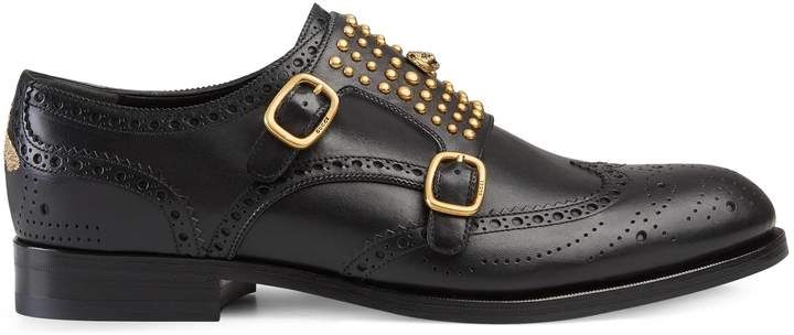 Gucci Queercore brogue monk shoe