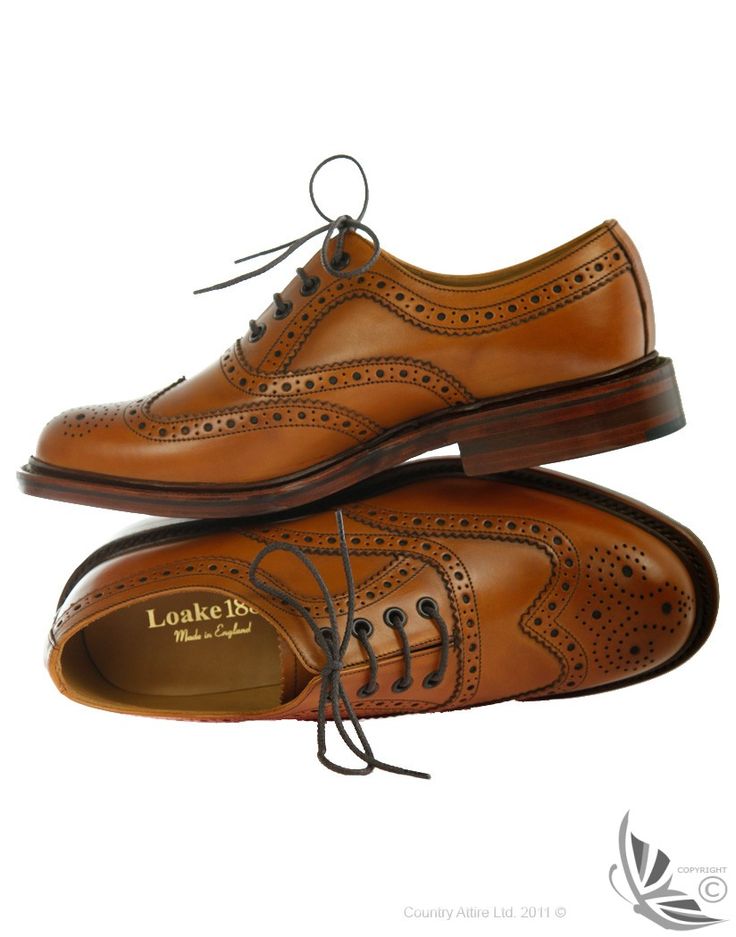 Loake Men's Ashby Brogue shoes - Tan yes please!
