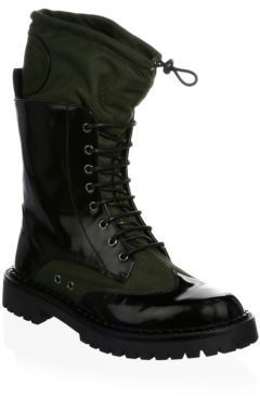 Moschino Military Lace-Up Boots