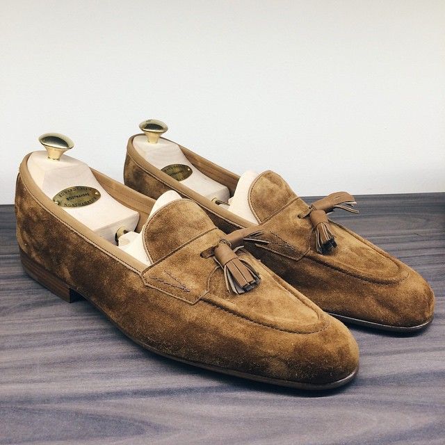 masonandsmith: Edward Green unlined loafers now available at Kevin Seah #shoeshi...