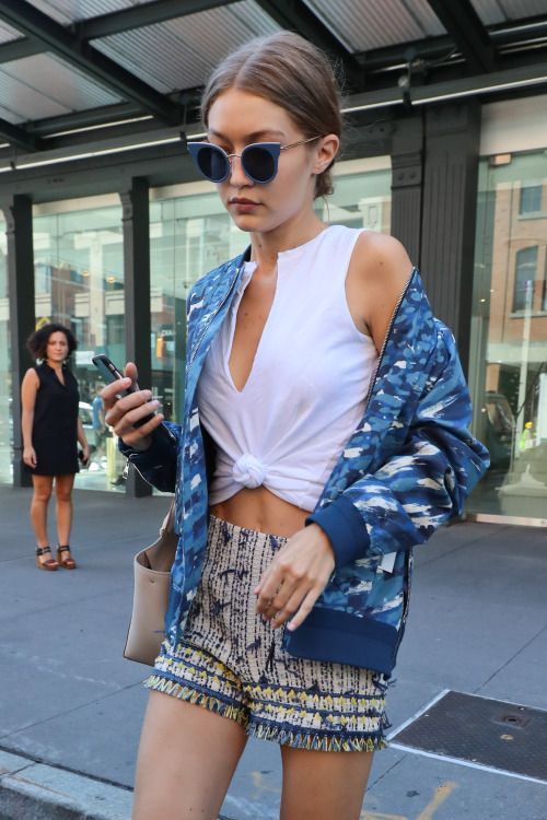 gigihadidfashionstyle: ““ Gigi Hadid out and about in New York (9/14/2016) ...