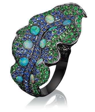 Cellini Jewelers, Wendy Yue Leaf Ring Wendy Yue established her atelier in 1998 ...