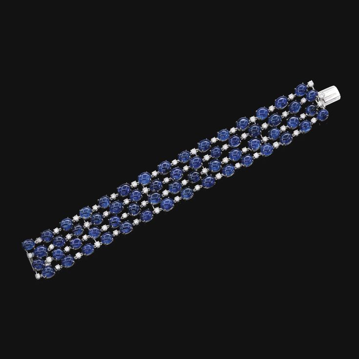 Sapphire and diamond bracelet, Bulgari | Lot | Sotheby's