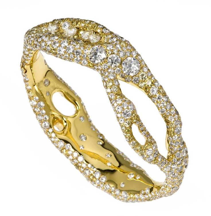 Taiwanese Jeweller Cindy Chao ~ The Genesis Collection Diamond Bracelet in Yello...