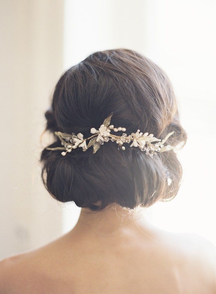 Featured Photographer: Judy Pak Photography; Wedding hairstyle idea.