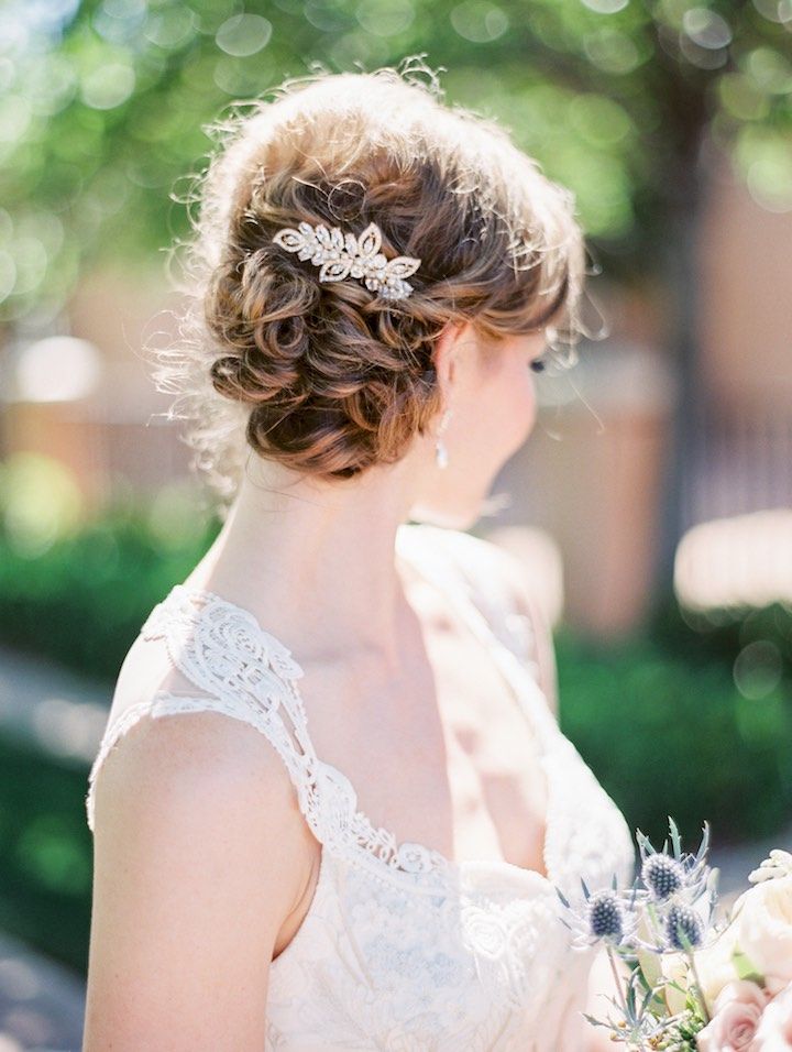 Featured Photographer: Rachel Solomon Photography; Wedding hairstyle idea.