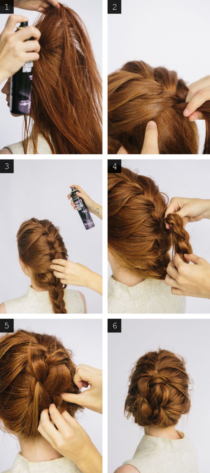 How-To: Braided Bun with L’Oreal Paris Advanced Hairstyle hairstyle.com
