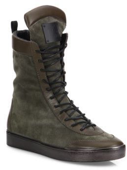 Giuseppe x Zayn Jaavad High-Shaft Leather Blend Boots