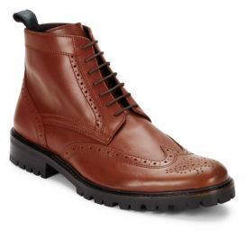 Italian Leather Lace-Up Shoes