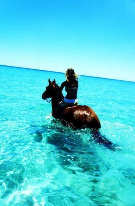 Horseback Ride on the beach.  We did this in Jamaica. It was totally awesome! I ...