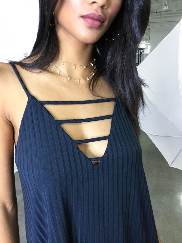 Maddy Strappy Front Shift Dress
