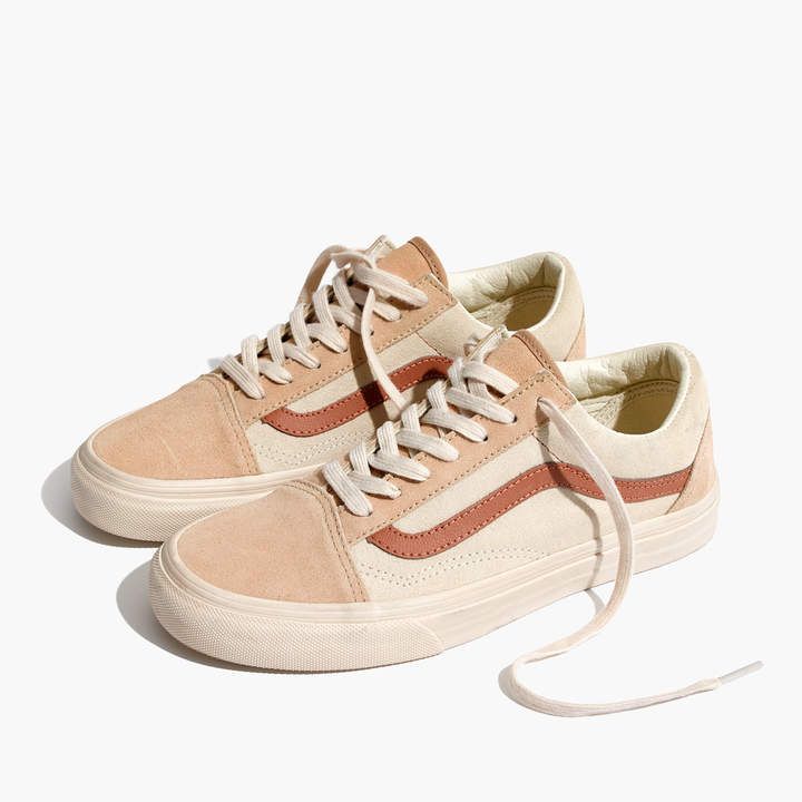 Madewell x Vans® Unisex Old Skool Lace-Up Sneakers in Camel Colorblock #ad