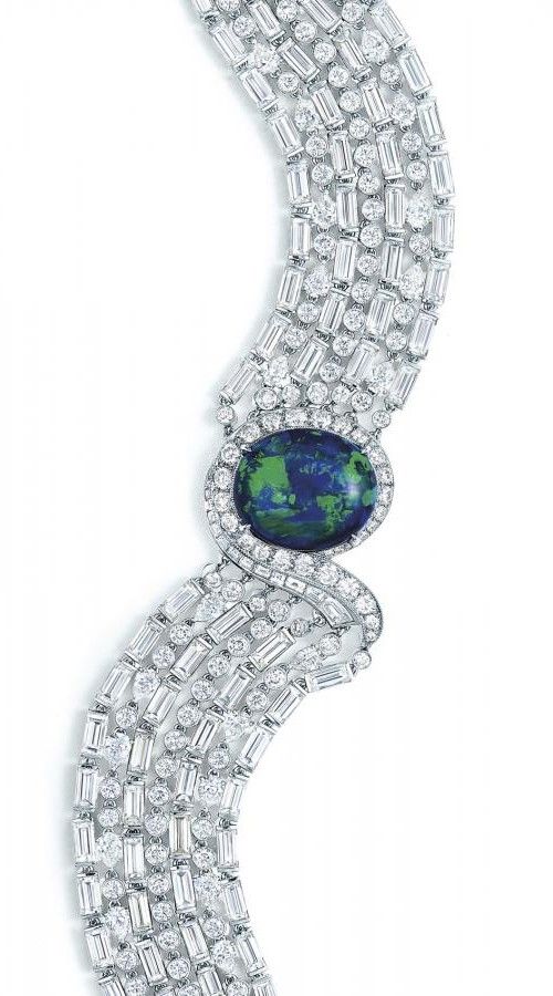 Tiffany & Co.’ Opal and diamond bracelet