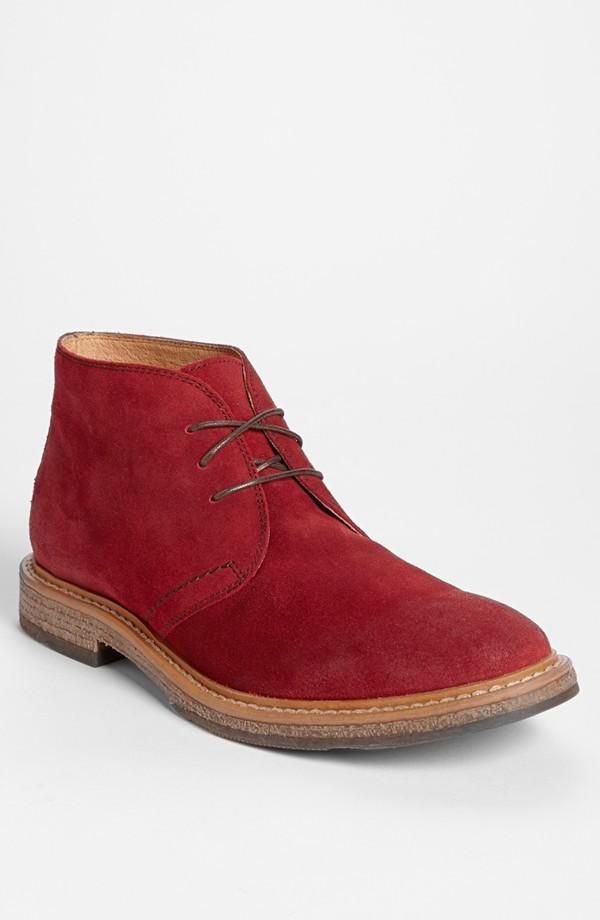 Great gift for a guy: red Chukka boot