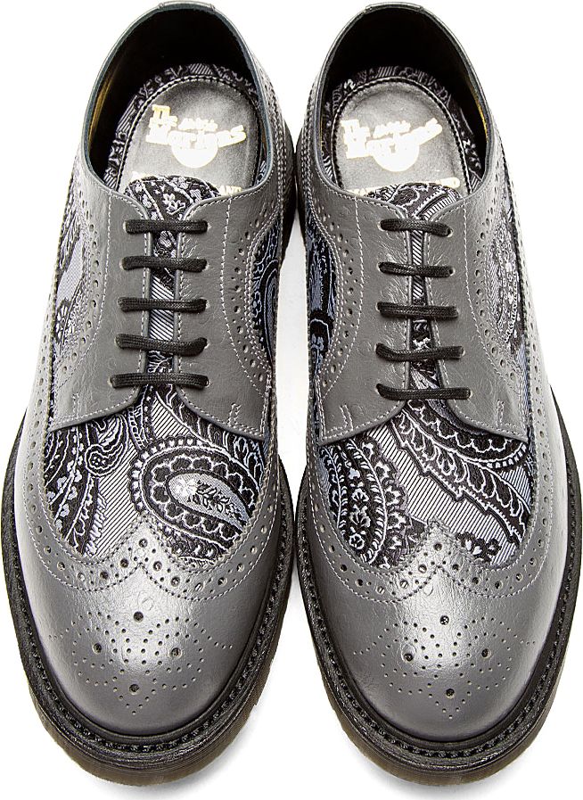 Leather Paisley Brogues