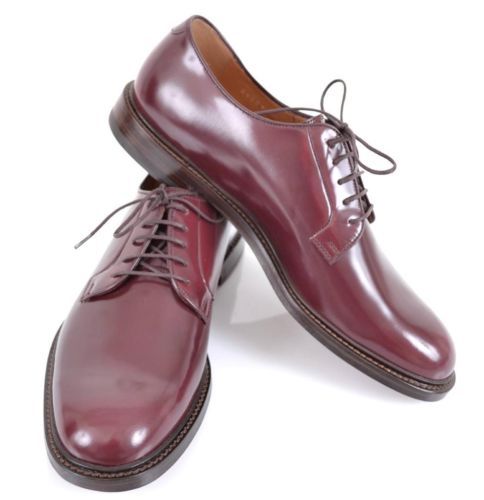NEW GUCCI MEN'S 295618 BURGUNDY RED LEATHER OXFORD DRESS SHOES~12 12.5 - 11 Main