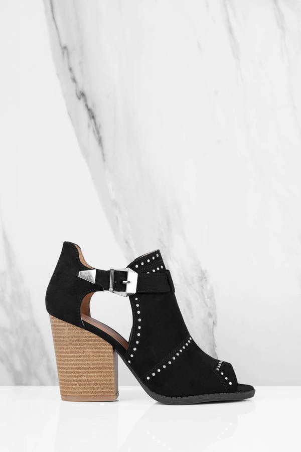 Barnes Side Cut Out Ankle Booties