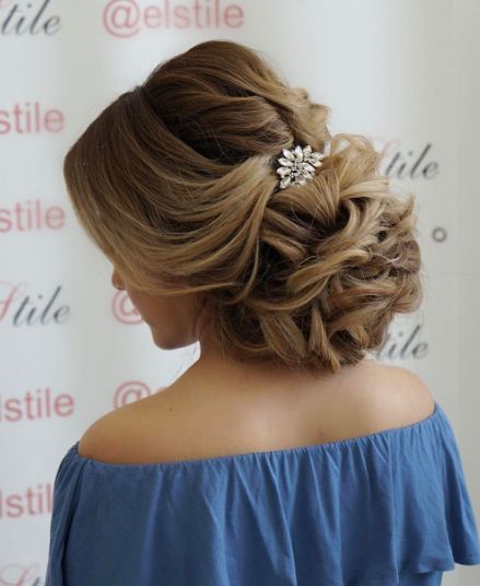 Featured Hairstyle: ELSTILE from www.elstile.com; Wedding hairstyle idea.