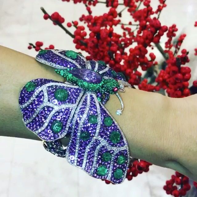 O M GORGEOUS!! #Butterfly Bracelet from de GRISOGONO via @jewelleryatelier #luxu...