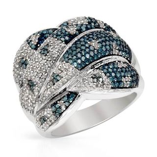 Ring with 1.50ct TW Genuine Diamonds in White Gold