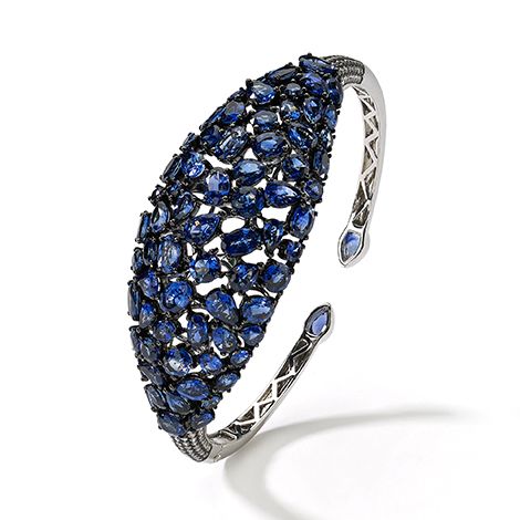 » de Boulle Collection True Blue Bangle » Blue Sapphire