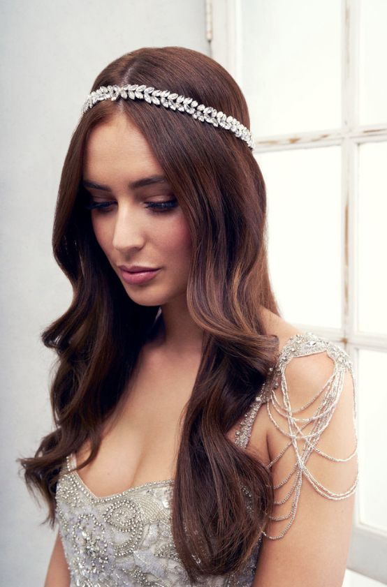 Wedding Hairstyle Inspiration - Headpiece: Anna Campbell