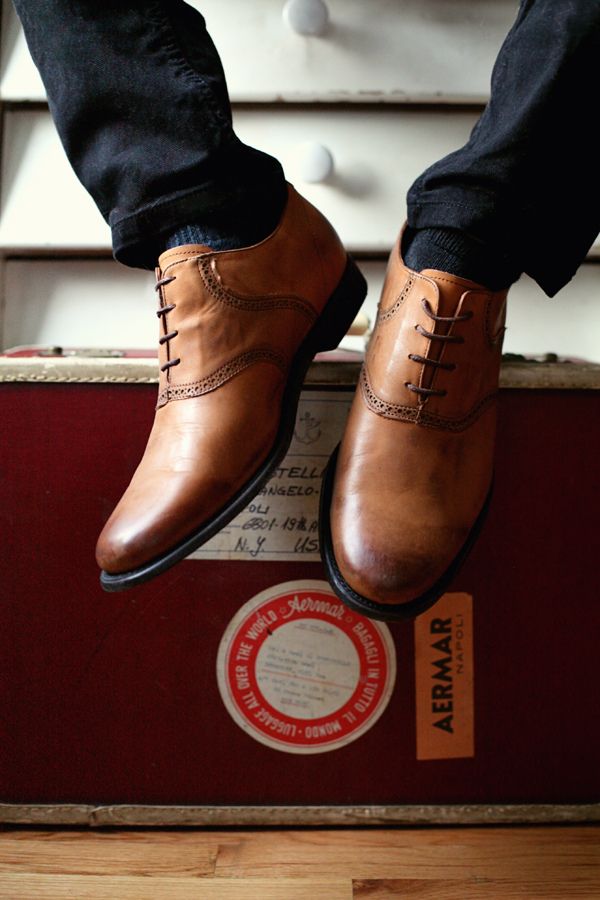 kingstateofmind: the-streetstyle: Letterman (via thisfellow) Shoes: J.D. Fisk