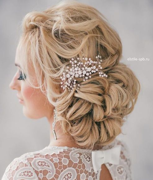 Featured Hairstyle: Elstile; www.elstile.com; Wedding hairstyle idea.