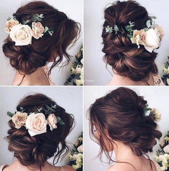 Featured Hairstyle: Ulyana Aster; Wedding hairstyle idea.