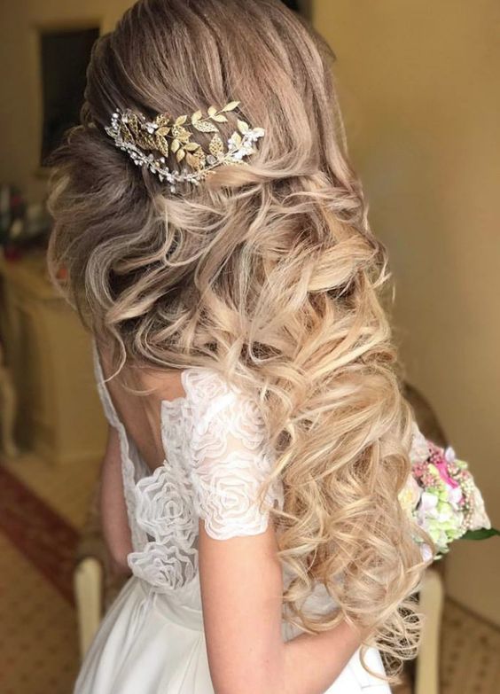 Featured Hairstyle: Websalon Wedding, Anna Komarova; www.websalon.su;  Wedding h...