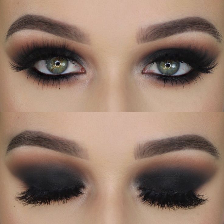 Haven't done a black smokey eye in forever ------ Anastasia Beverlyhills Bro...