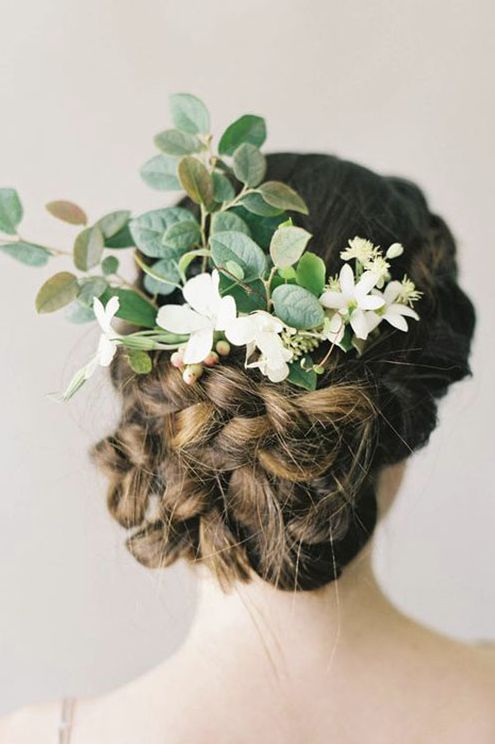 Featured Photographer: Jen Huang; Chic tightly braided low updo wedding hairstyl...