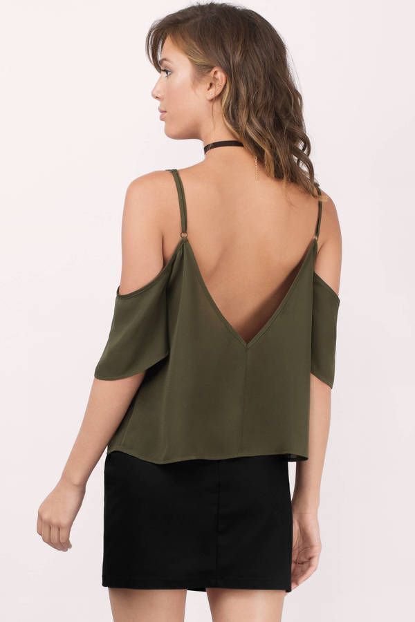 Amberly Cold Shoulder Top