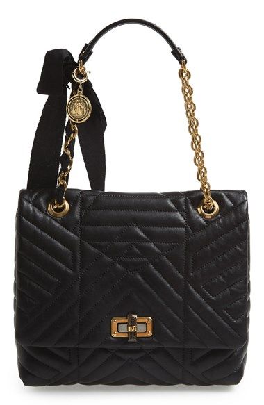 I love with this Lanvin bag.