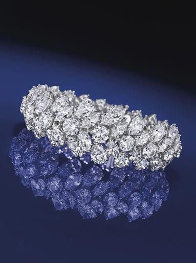 Harry Winston diamond bracelet #luxurydiamondbracelet