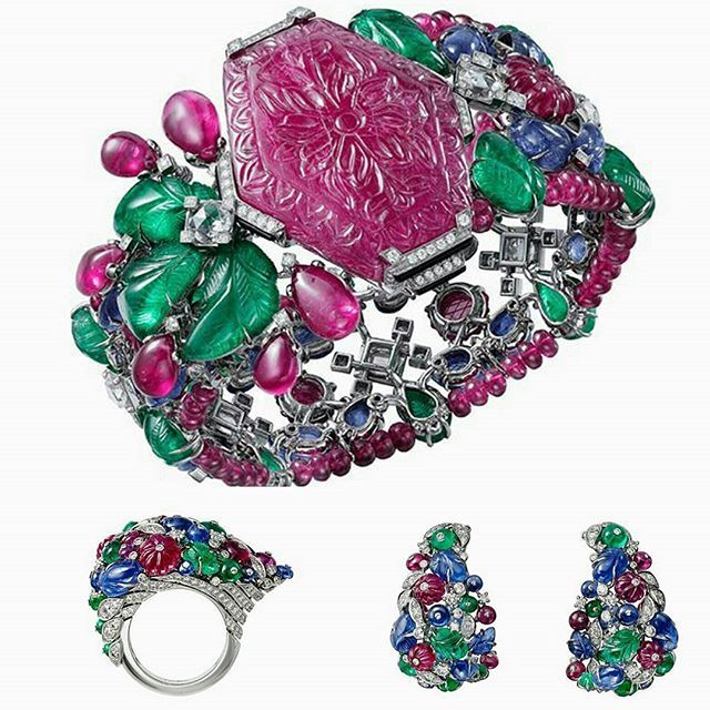 Résonances de Cartier high jewellery collection, 2017 ~ Tutti Frutti bracelet, ...