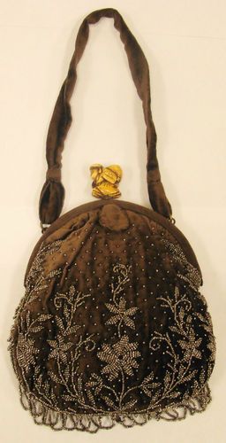 Vintage Velvet Purse with steel Bead Embroidery in our store $200               ...