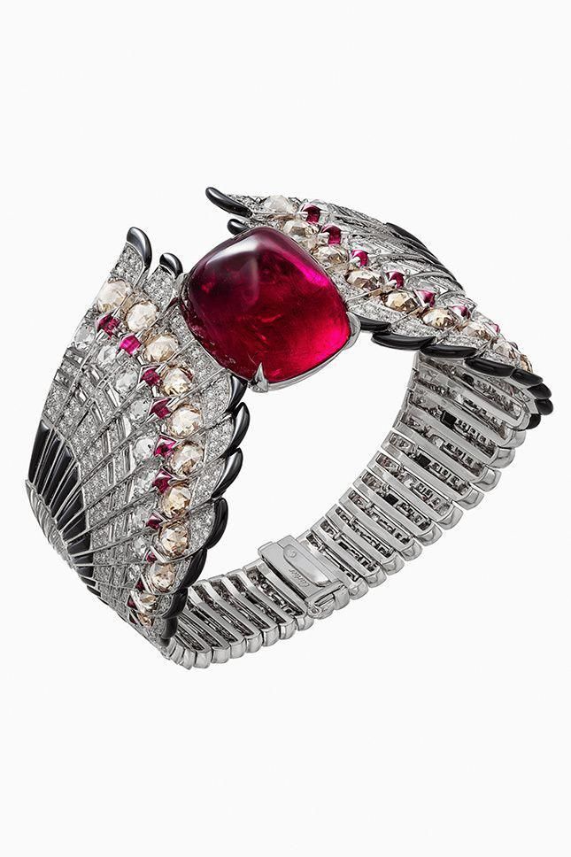 Bracelet by Cartier. collection Résonances De Cartier 2017. Wings. of Art Deco ...
